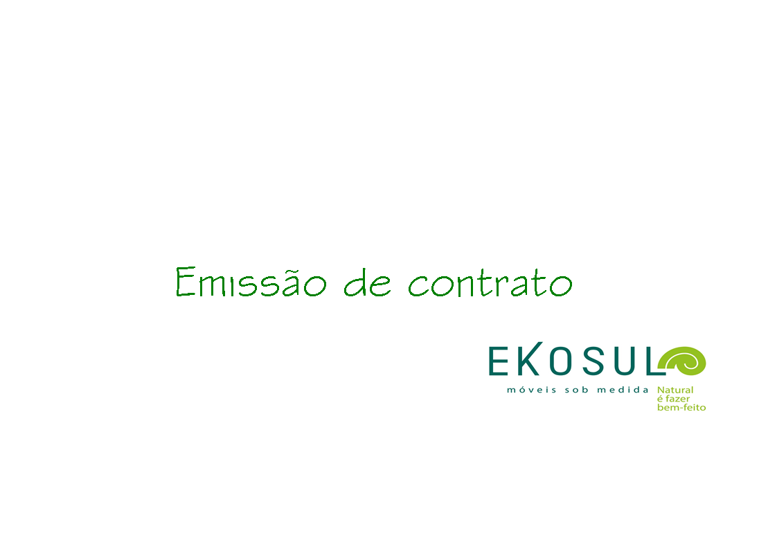 Emissão de contrato